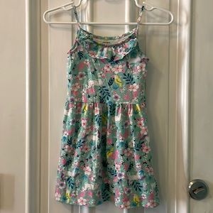 Carters Girls Size 6/6x Floral Unicorn Toucan Dress